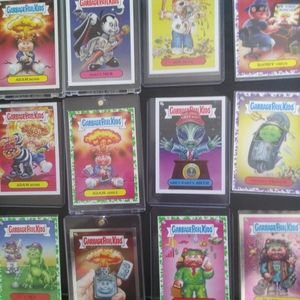 9 LOT OF 2020 GARBAGE PAIL KIDS TOP CARDS.